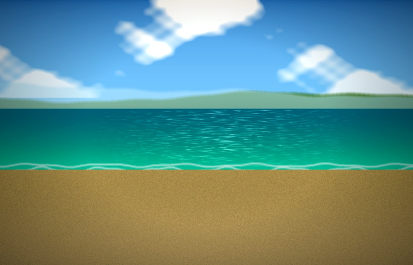 Lichnos Beach Parga Greece — AI rendered beach scene