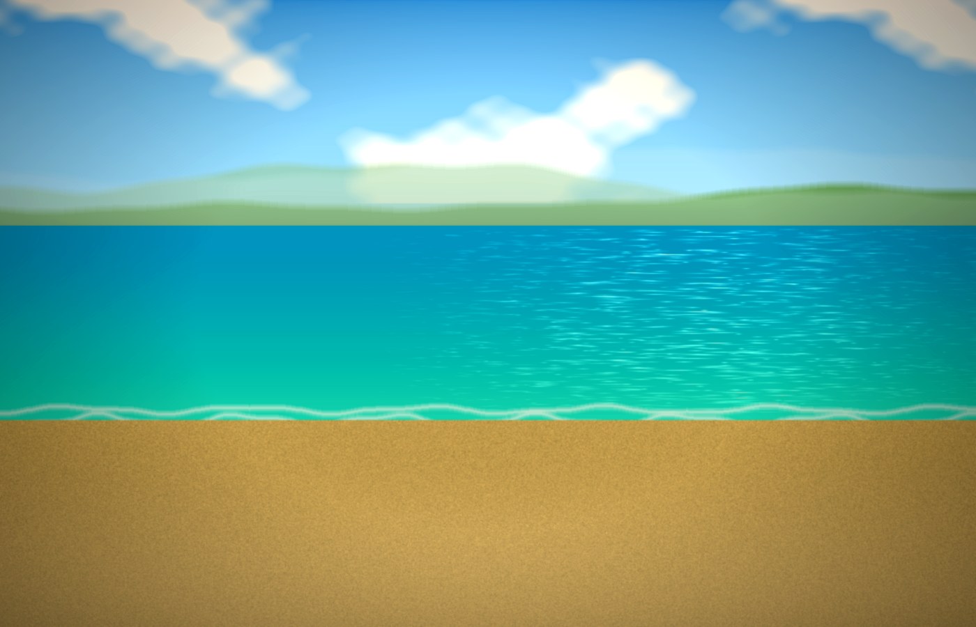 Valtos Beach Parga Greece — AI rendered beach scene
